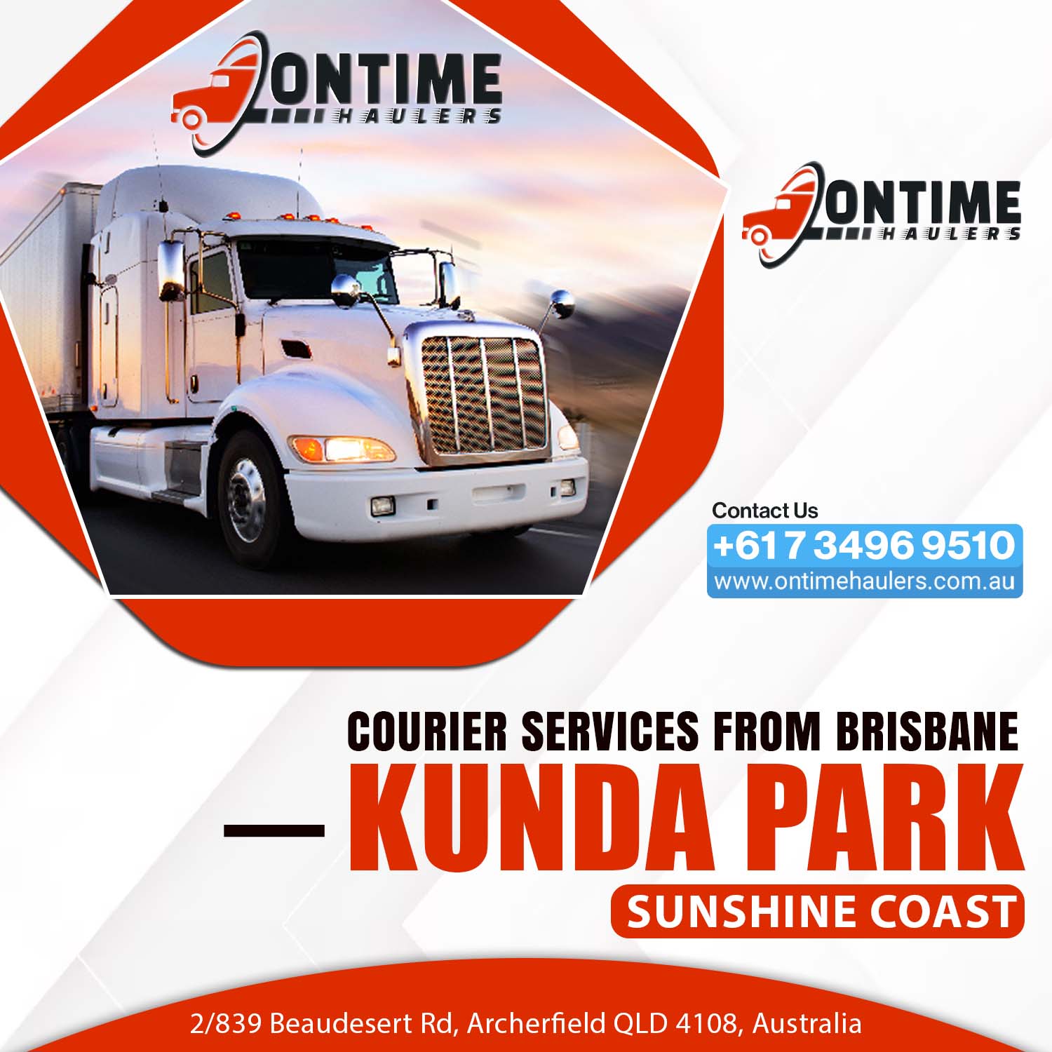 Courier Services from Brisbane to Kunda Park